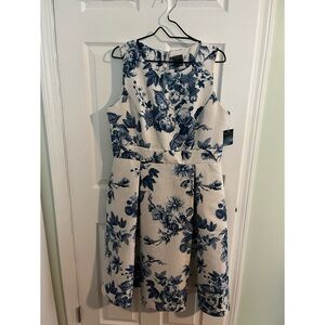 NWT Ivory and Blue Floral Dress from Nordstrom